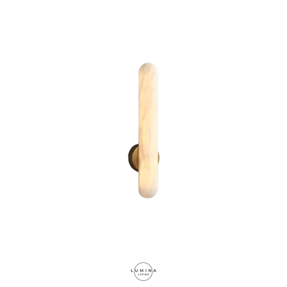 Wall-mounted light fixture with a gold finish on a white background, featuring the Lumina Living brand. Singapore's top online destination for stylish and high-quality lighting solutions. Whether you’re looking to transform your home with elegant pendant lights, modern chandeliers, or energy-efficient LED lights, we have an extensive selection to suit every taste and budget.